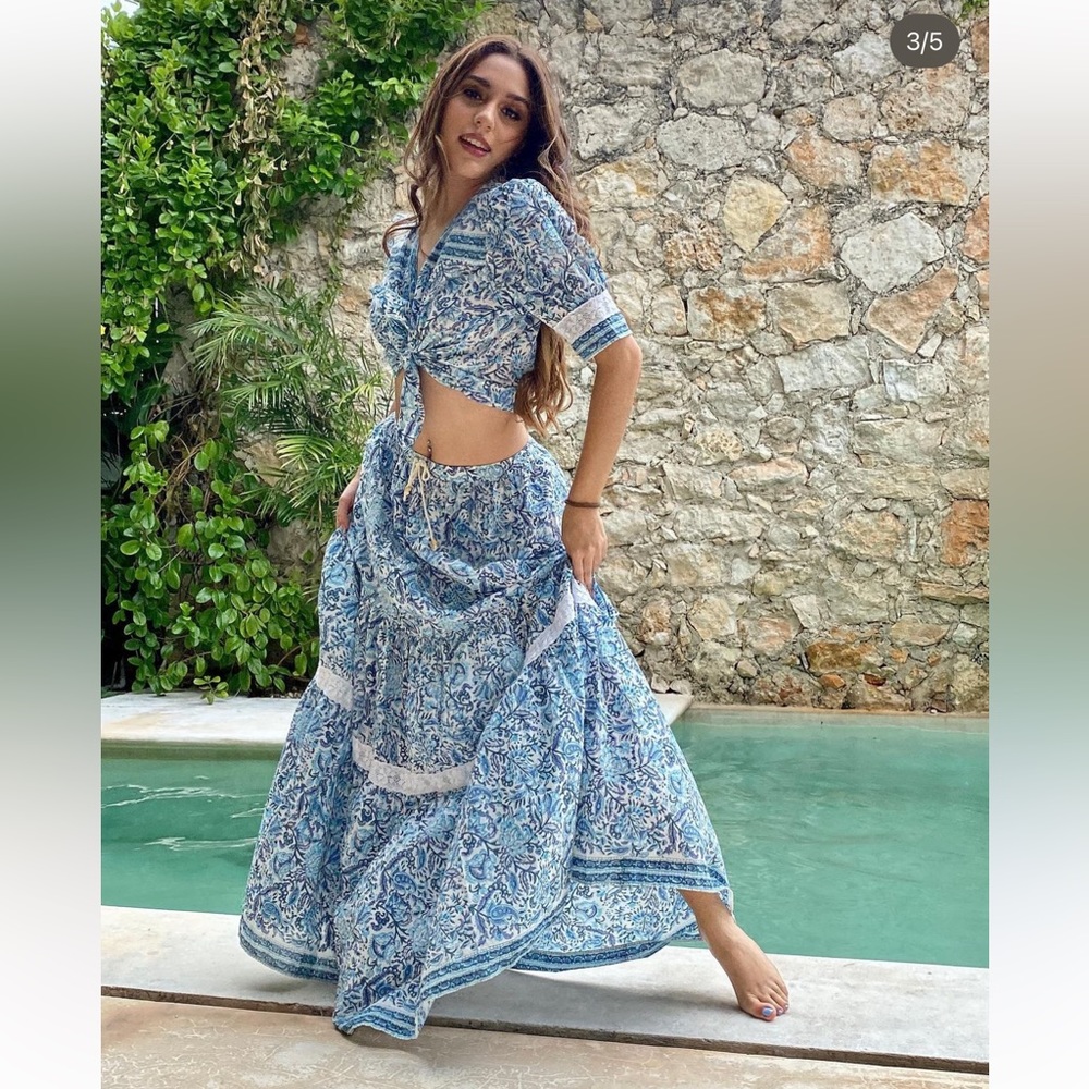 💙SOLD💙 Blu Mediterraneo DRESS - Picture 6 of 7